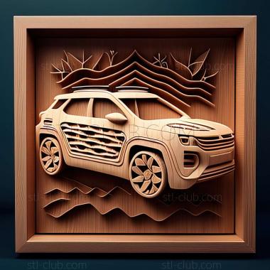 3D модель Citron C4 Aircross (STL)